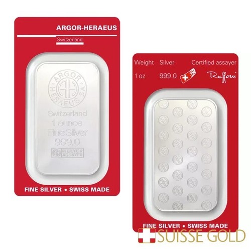 Argor heraeus silver - 1, oz